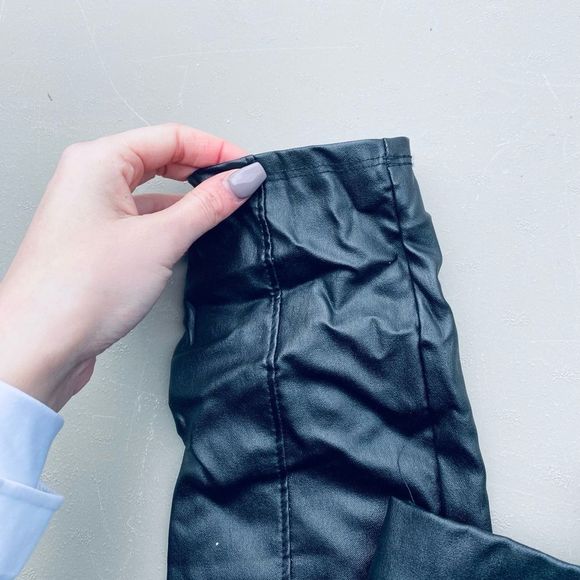 NWT Windsor Black Skinny Leather Pants - Picture 4 of 6